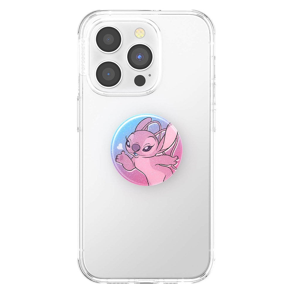 Licensed Angel Kisses Aftageligt Greb m. Standerfunktion - POPSOCKETS PopGrip