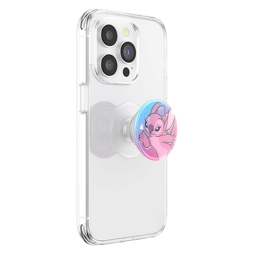 Licensed Angel Kisses Aftageligt Greb m. Standerfunktion - POPSOCKETS PopGrip
