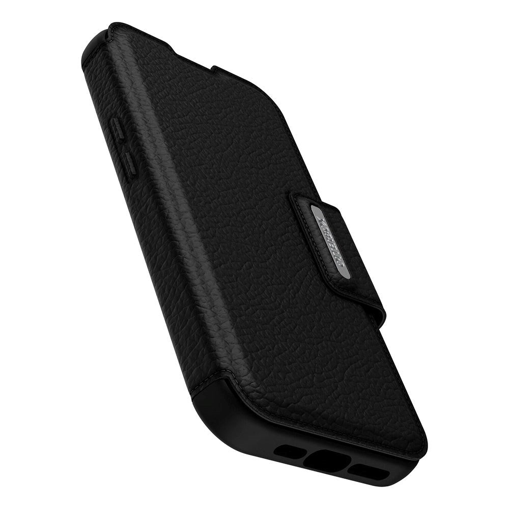 OTTERBOX iPhone 14 Pro Strada Flip Cover - Sort