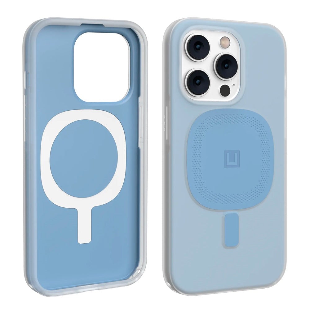 iPhone 14 Pro UAG [U] Lucent 2.0 Series Bagside Cover - MagSafe Kompatibel - Cerulean - Blå