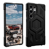 Samsung Galaxy S23 Ultra UAG MONARCH Pro Series Bagside Cover - Carbon-Fiber - MagSafe Kompatibel - Sort