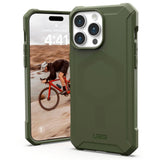 iPhone 15 Pro UAG ESSENTIAL ARMOR Series Bagside Cover - MagSafe Kompatibel - Olive