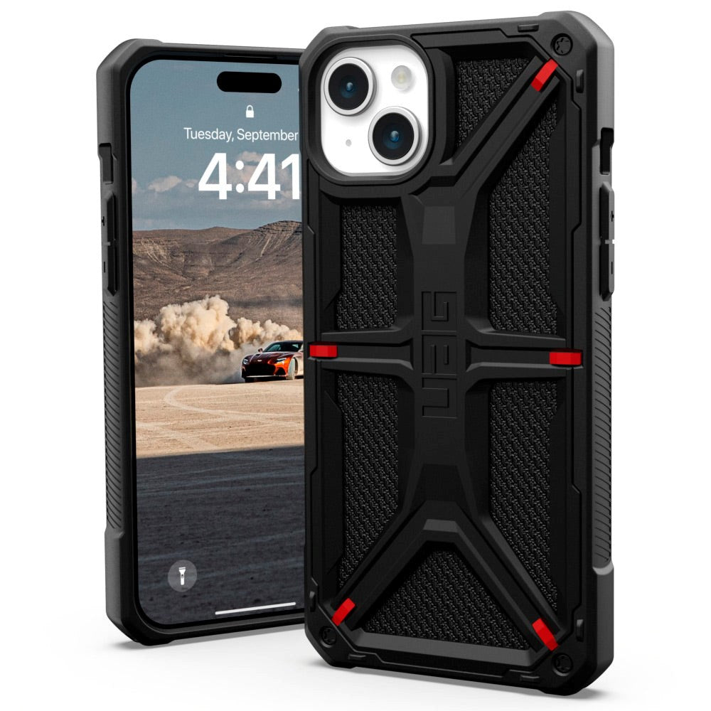 iPhone 15 Plus UAG MONARCH Series Bagside Cover - Black