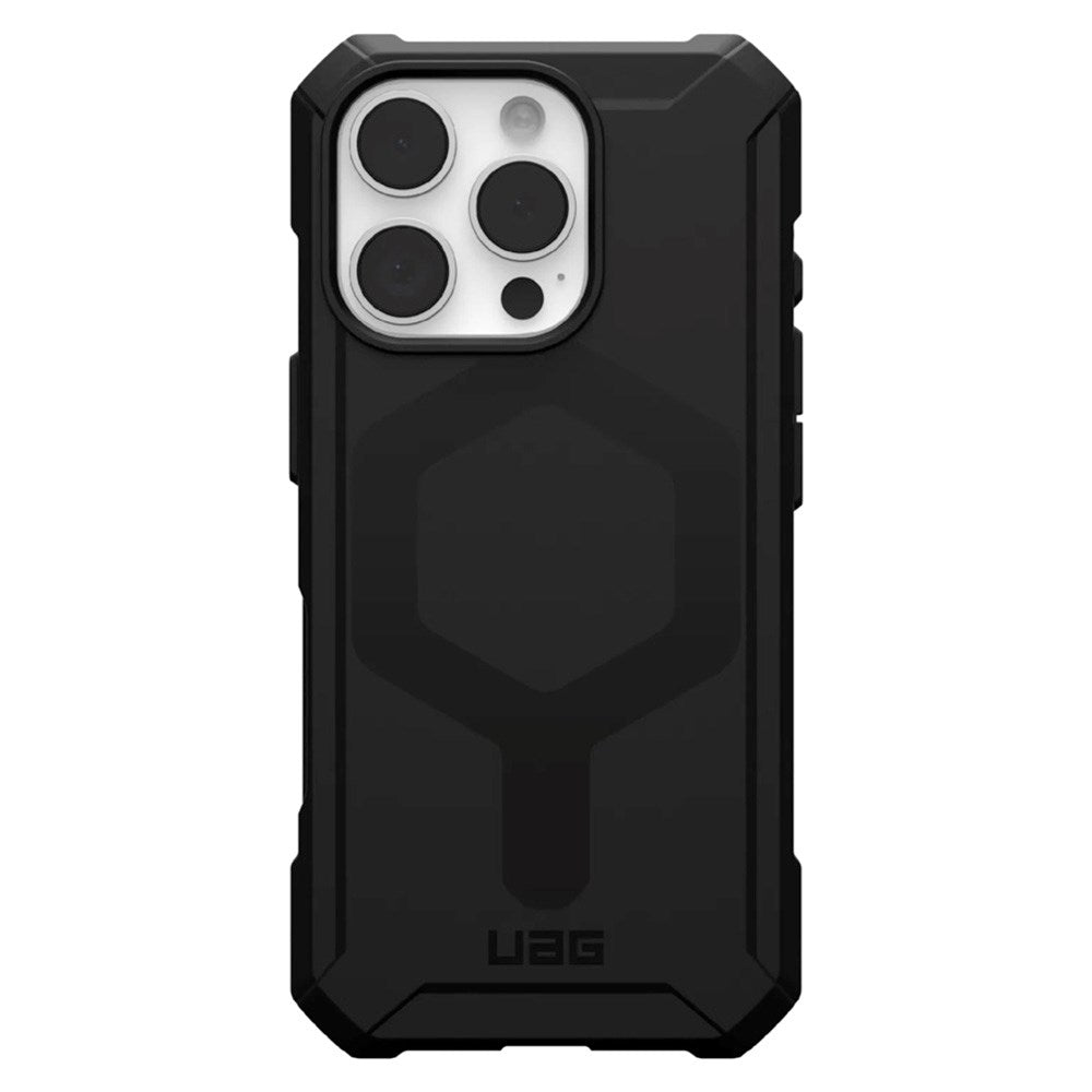 iPhone 16 Pro UAG ESSENTIAL ARMOR Series Bagside Cover - MagSafe Kompatibel - Black