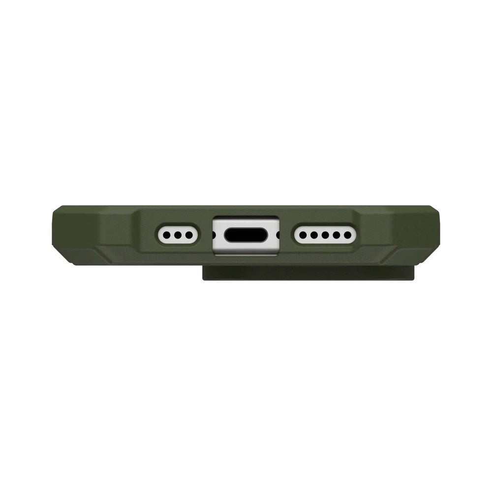 iPhone 16 Pro UAG ESSENTIAL ARMOR Series Bagside Cover - MagSafe Kompatibel - Olive Drab