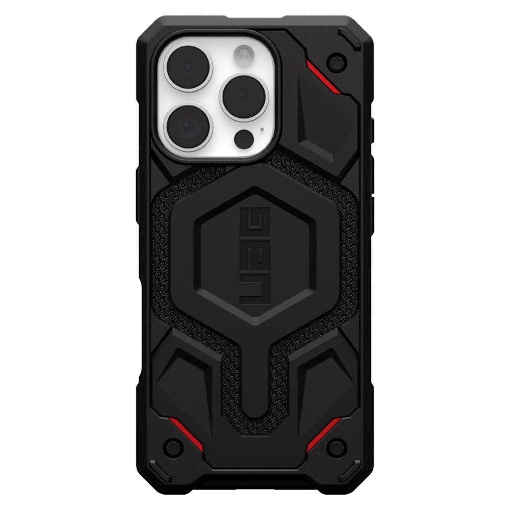 iPhone 16 Pro UAG MONARCH Pro Series Håndværker Cover - MagSafe Kompatibel - Kevlar Black