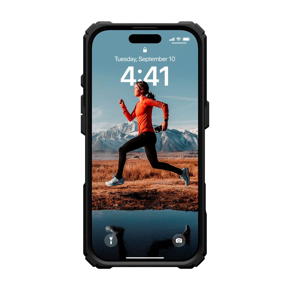 iPhone 16 Pro UAG PLASMA XTE Series Bagside Cover - MagSafe Kompatibel - Sort / Orange