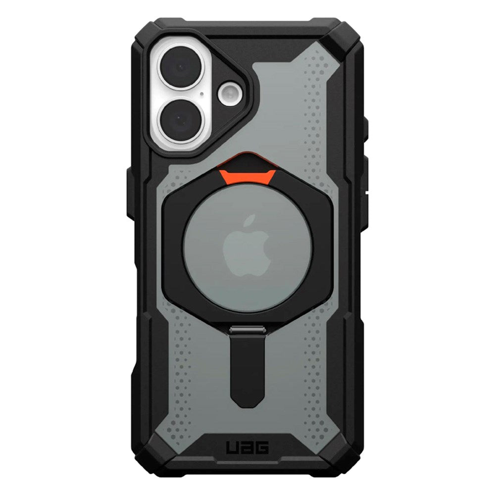 iPhone 16 UAG PLASMA XTE Series Bagside Cover - MagSafe Kompatibel - Sort / Orange