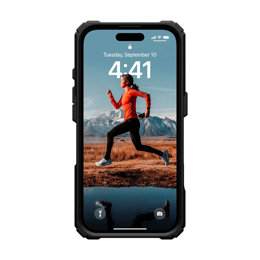 iPhone 16 UAG PLASMA XTE Series Bagside Cover - MagSafe Kompatibel - Sort / Orange