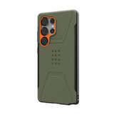 UAG Samsung Galaxy S25 Ultra Civilian Pro Cover - Orange/Grøn