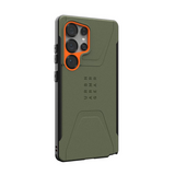 UAG Samsung Galaxy S25 Ultra Civilian Pro Cover - Orange/Grøn