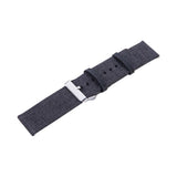 Smartwatch 20mm Nylon Canvas Rem - Sort