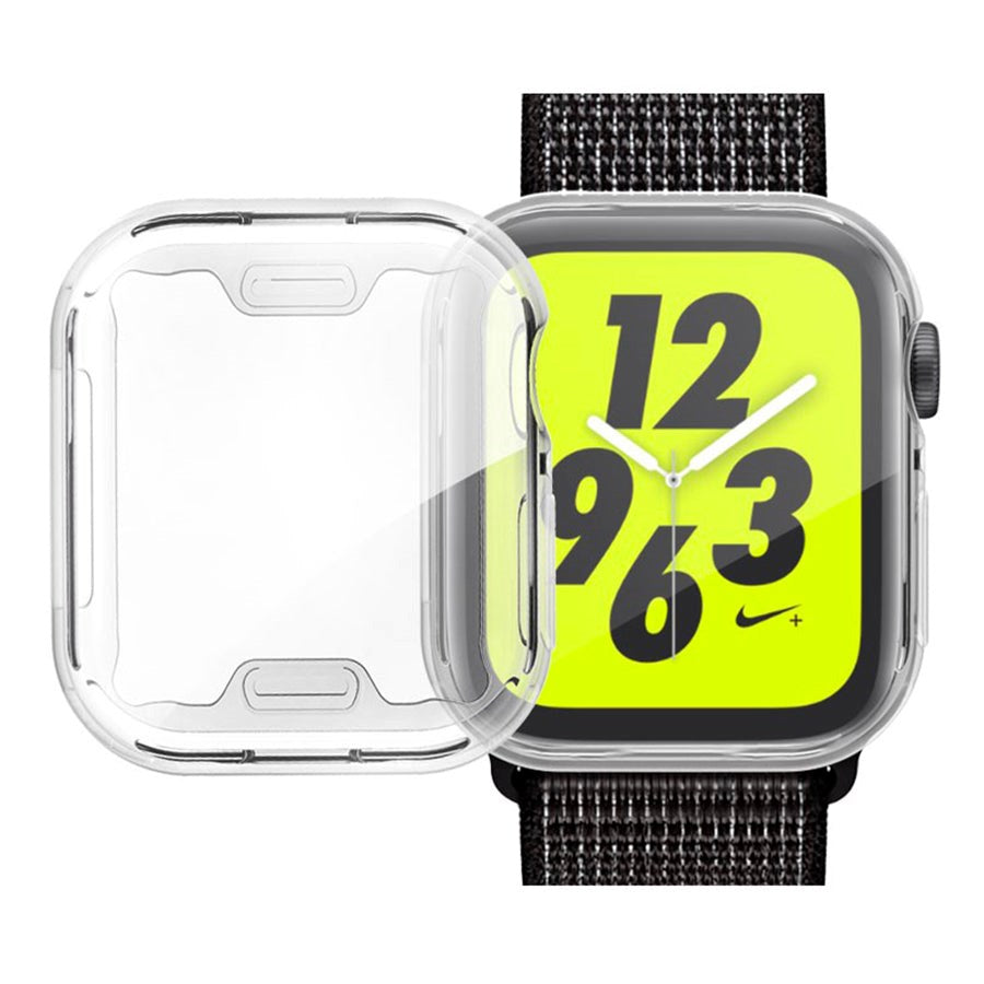 Apple Watch (38mm) Fleksibelt Plastik Cover Sølv