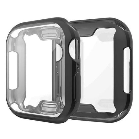 Apple Watch (38mm) Fleksibelt Plastik Cover Sort