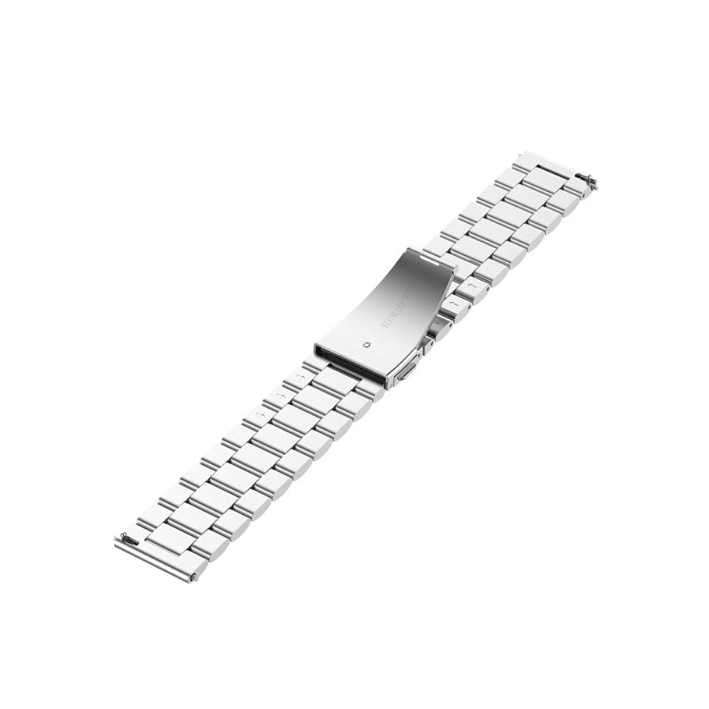 Universal Stainless Steel Smartwatch Rem (22mm) - Sølv