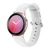 Universal Smartwatch Læder Rem (20mm) - Hvid