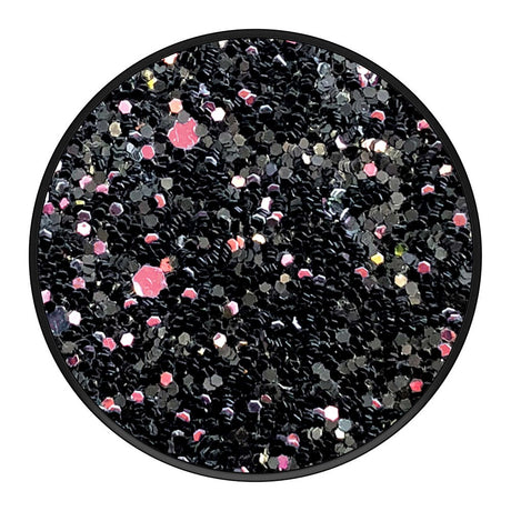 POPSOCKETS PopGrip Sparkle Black Aftageligt Greb m. Standerfunktion