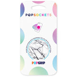 POPSOCKETS PopGrip Dove White Marble Aftageligt Greb m. Standerfunktion