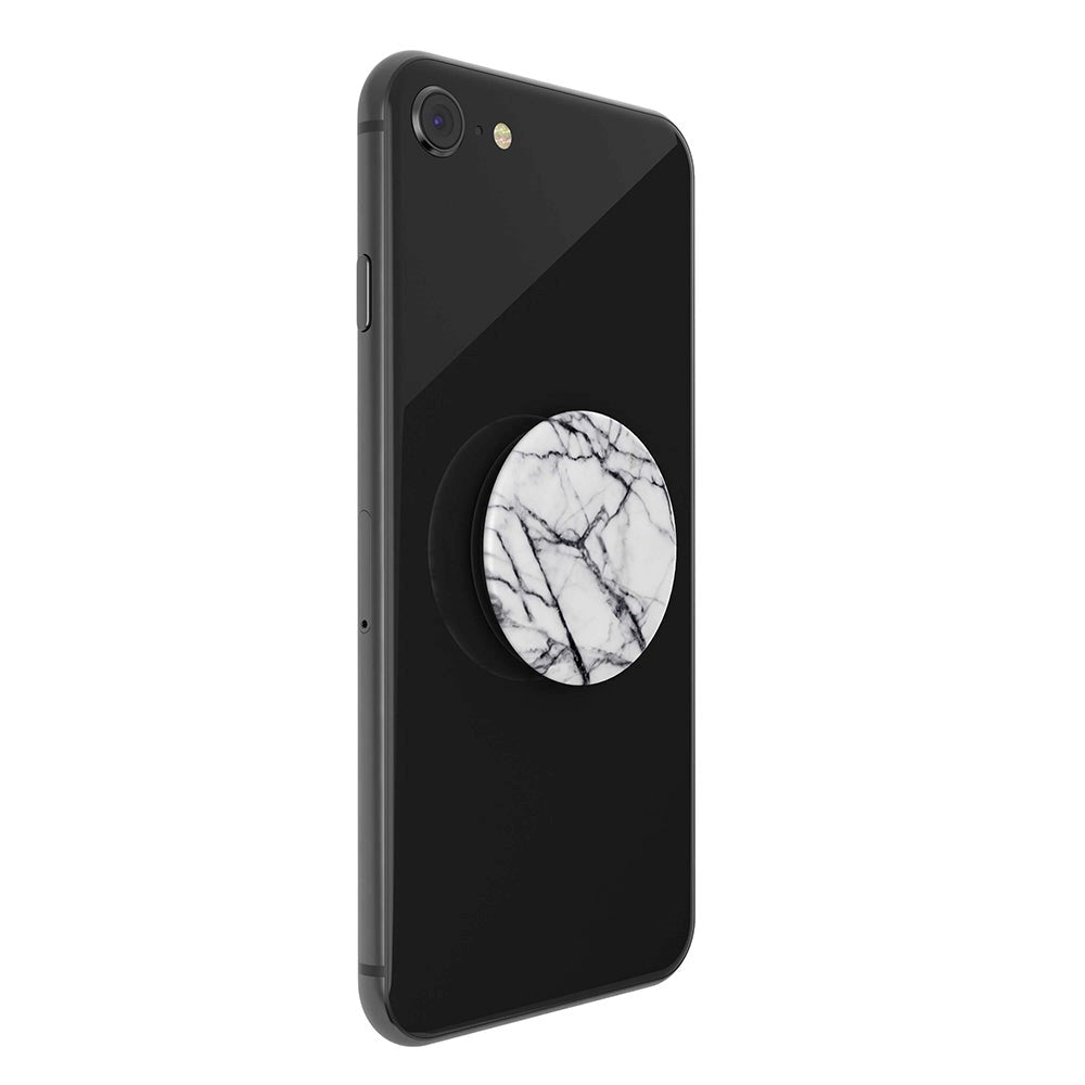 POPSOCKETS PopGrip Dove White Marble Aftageligt Greb m. Standerfunktion