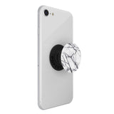 POPSOCKETS PopGrip Dove White Marble Aftageligt Greb m. Standerfunktion