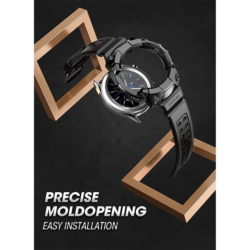 Supcase Unicorn Beetle Pro Samsung Galaxy Watch 4 Classic (46mm) Case m. Indbygget Rem Sort