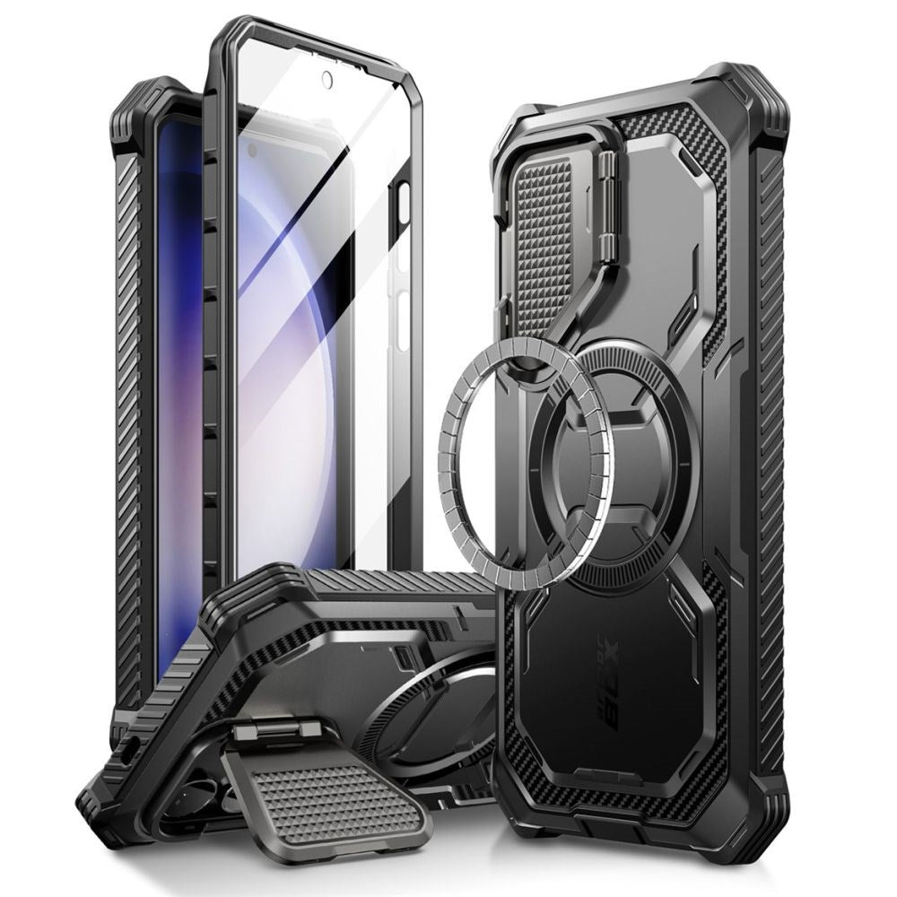 Supcase IBLSN Armorbox Samsung Galaxy S24 Mobil Cover - MagSafe Kompatibel - Sort