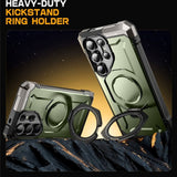 Samsung Galaxy S25 Ultra Supcase Unicorn Beetle Grip Cover - MagSafe Kompatibel - Grøn