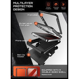 SUPCASE Samsung Galaxy S26 Ultra Unicorn Beetle Pro Mag Cover inkl. 2x Frontramme - MagSafe Kompatibel - Sort