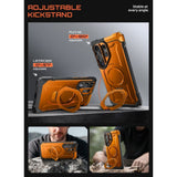 SUPCASE Samsung Galaxy S26 Ultra UB Grip Mag Cover m. Kickstand - MagSafe Kompatibel - Orange