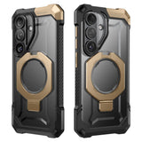 SUPCASE Samsung Galaxy S26 UB Grip Mag Cover m. Kickstand - MagSafe Kompatibel - Sort / Guld