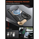 SUPCASE Samsung Galaxy S26 UB Grip Mag Cover m. Kickstand - MagSafe Kompatibel - Sort / Guld