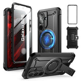 SUPCASE Samsung Galaxy S26 Unicorn Beetle Pro Mag Cover inkl. 2x Frontramme - MagSafe Kompatibel - Sort