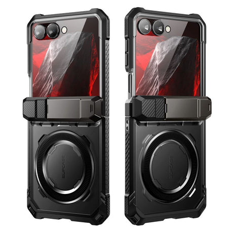 Samsung Galaxy Z Flip8 Supcase UB Grip Mag Håndværker Cover - MagSafe Kompatibel - Sort