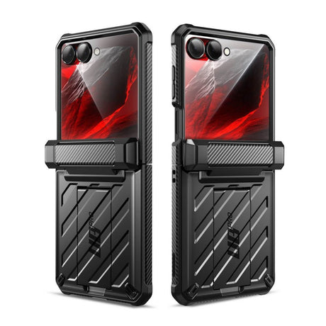 Samsung Galaxy Z Flip8 Supcase Unicorn Beetle Pro Håndværker Cover m. Kickstand - Sort