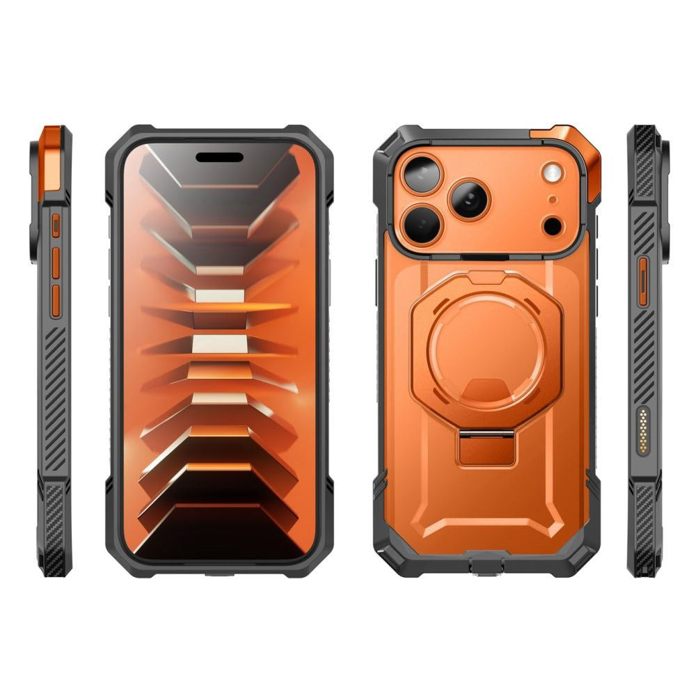 iPhone 18 Pro / 17 Pro Supcase UB Grip Mag Håndværker Cover - MagSafe Kompatibel - Orange