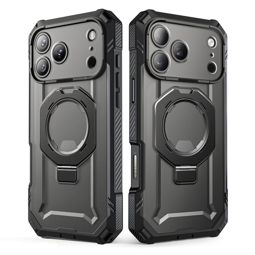 iPhone 18 Pro / 17 Pro Supcase Grip Pro Mag Håndværker Cover - MagSafe Kompatibel - Sort