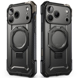 iPhone 18 Pro Max / 17 Pro Max Supcase UB Grip Mag Håndværker Cover - MagSafe Kompatibel - Sort