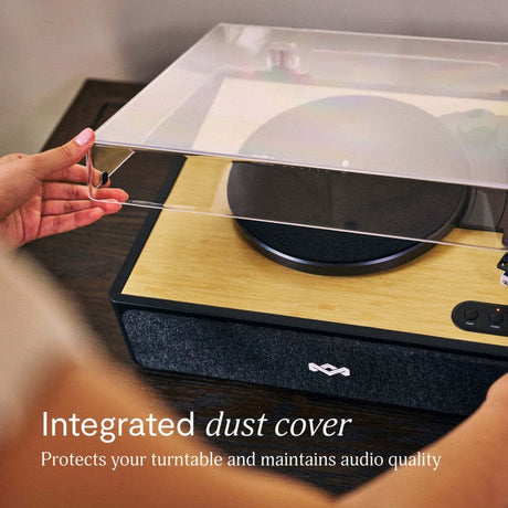 House of Marley Rise Up Pladespiller m. Bluetooth - Sort / Lys Bambus