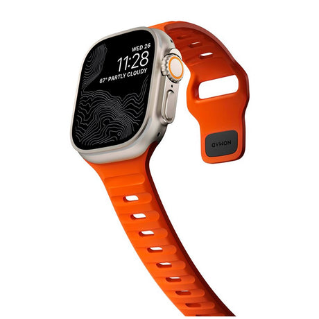 Nomad Apple Watch (42/44/SE/45/46/49mm) Sport Band Rem - Ultra Orange