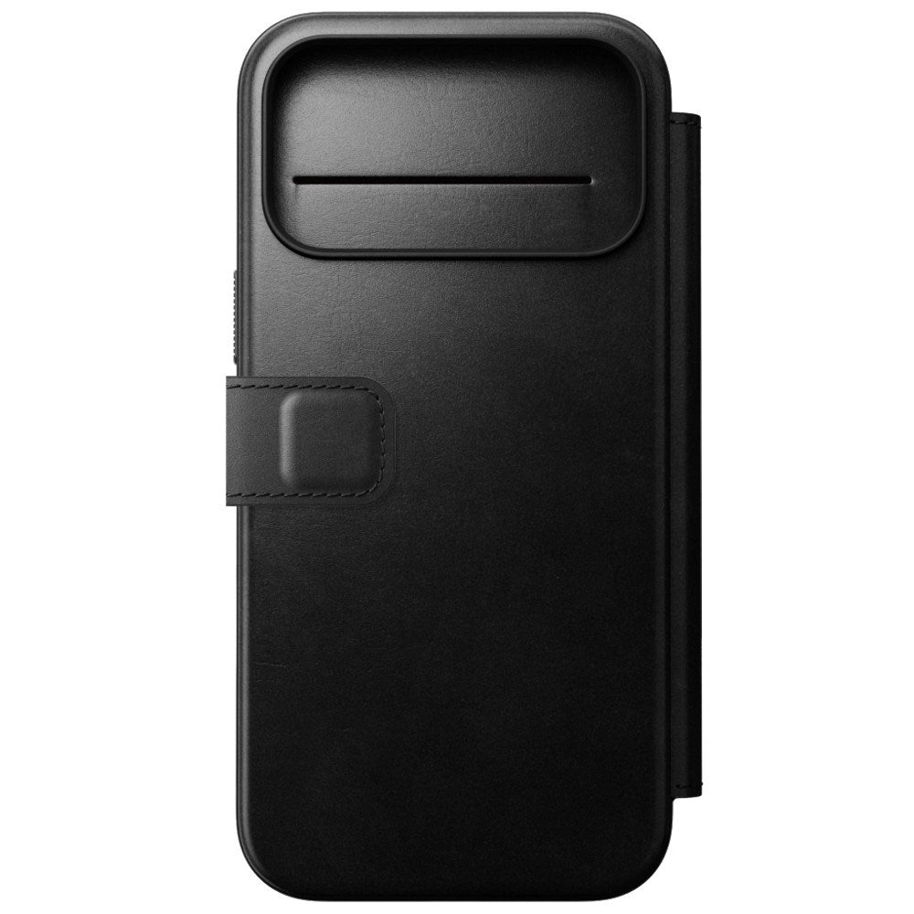 iPhone 18 Pro Nomad Modern Horween Leather Folio Flip Cover - MagSafe Kompatibel - Black