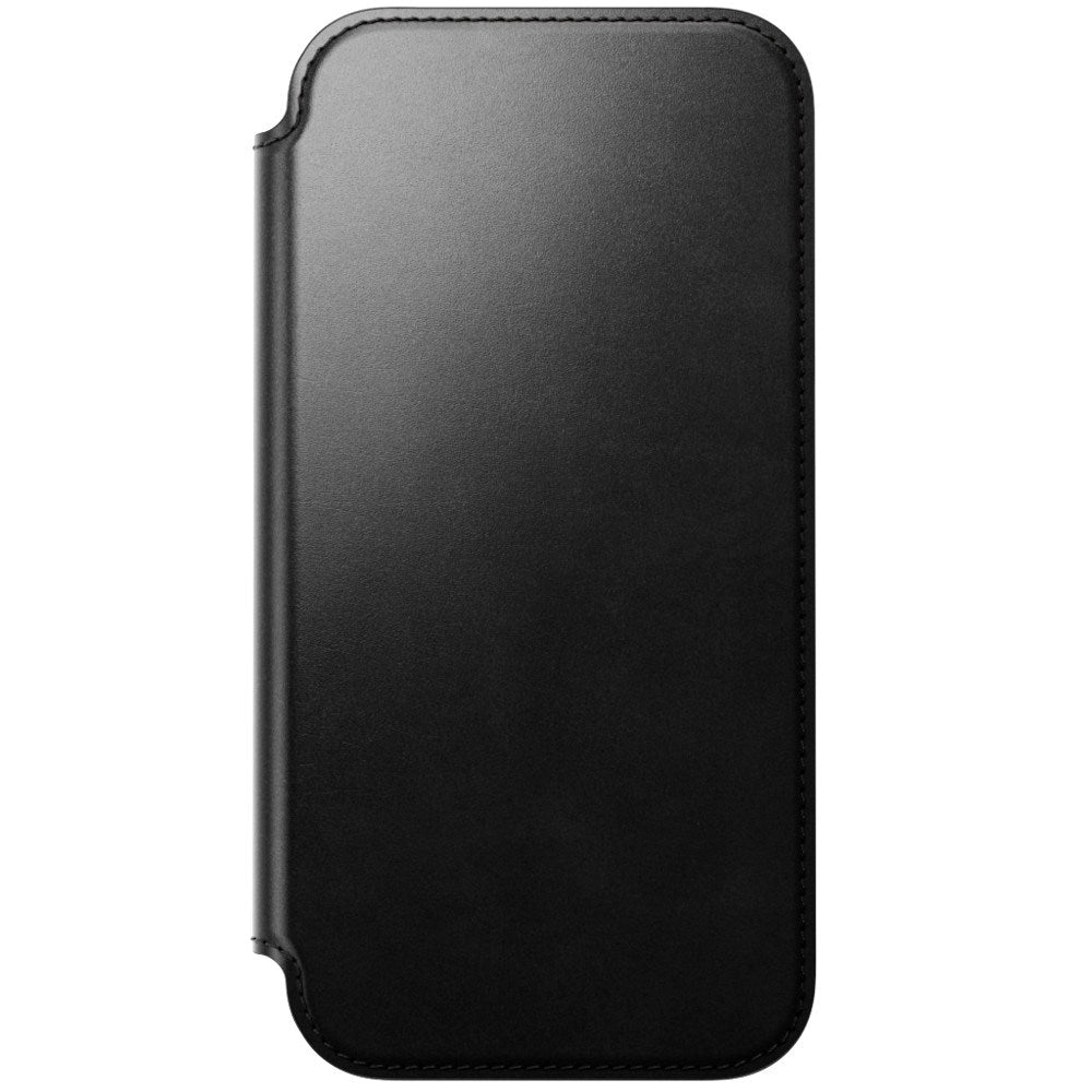 iPhone 18 Pro Nomad Modern Horween Leather Folio Flip Cover - MagSafe Kompatibel - Black