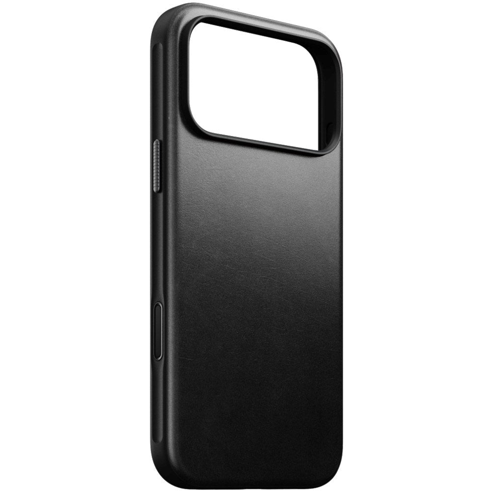 iPhone 18 Pro Nomad Modern Horween Leather Bagside Cover - MagSafe Kompatibel - Black