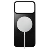 iPhone 18 Pro Nomad Magnetic Horween Leather Back Cover - MagSafe Kompatibel - Black