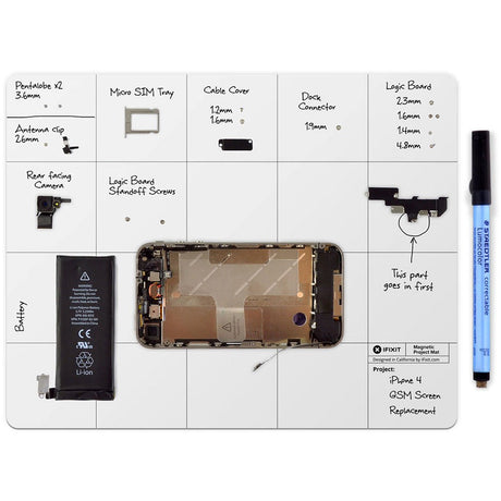 iFixit Pro Magnetisk Skrivemåtte/Whiteboard (20 X 25 Cm)