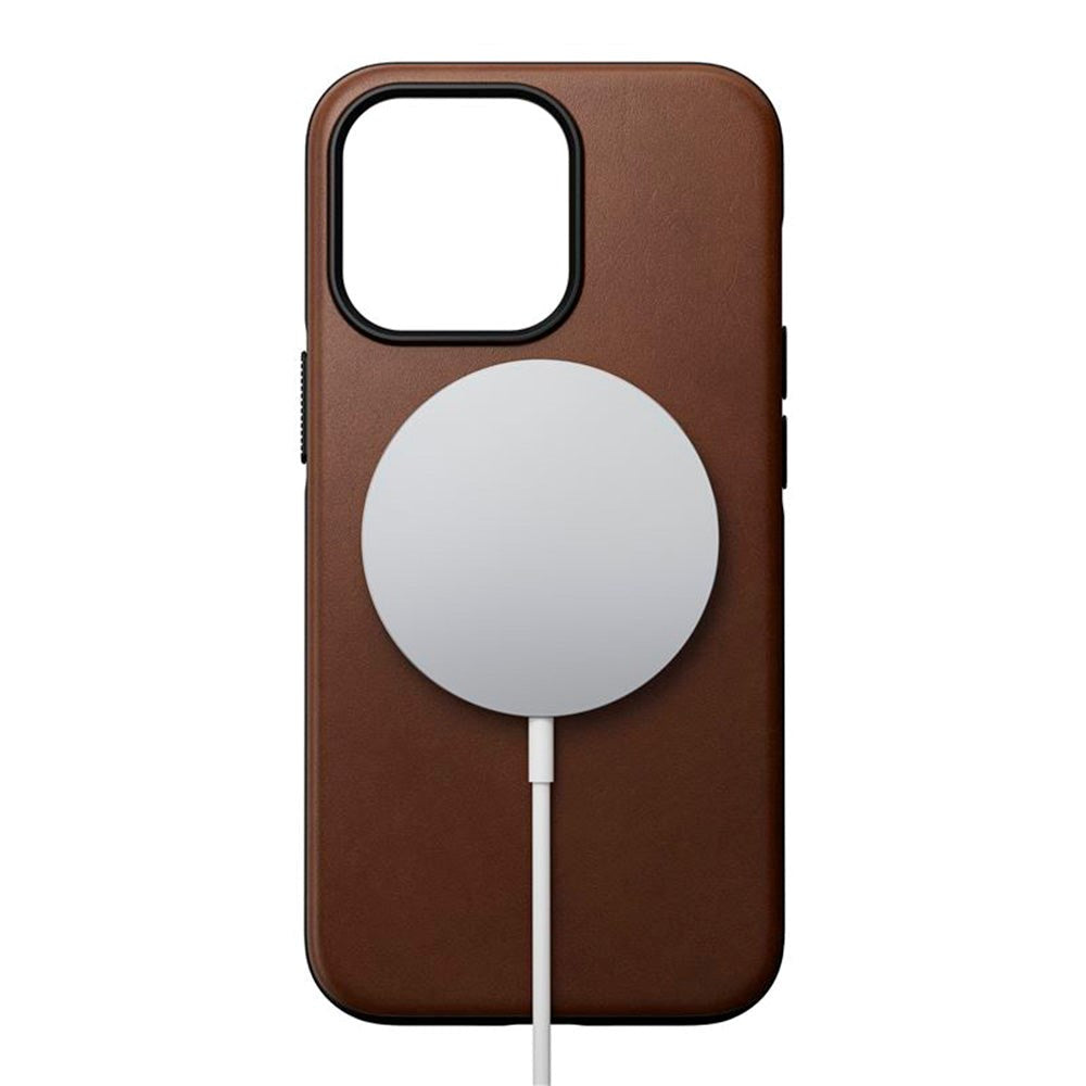 iPhone 13 Pro Modern Nomad Horween Leather Cover - MagSafe Kompatibel - Brun