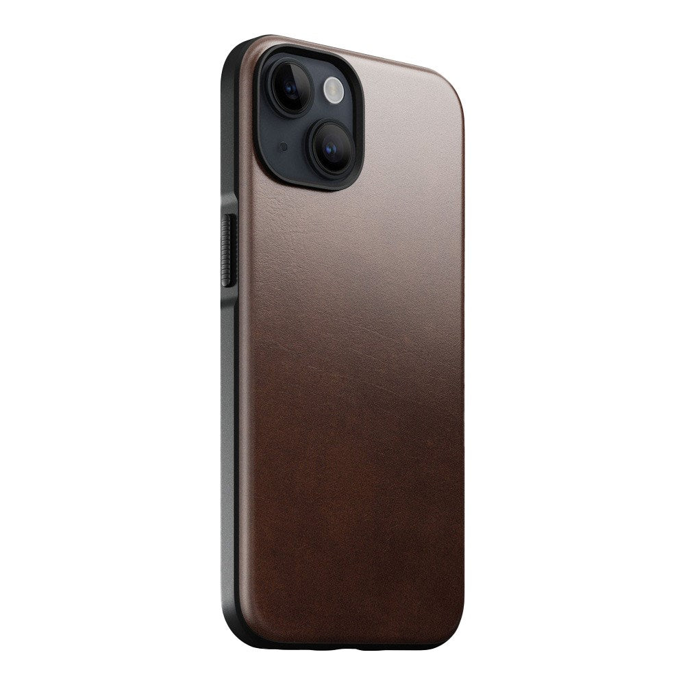 iPhone 14 Modern Nomad Horween Leather Cover - MagSafe Kompatibel - Brun