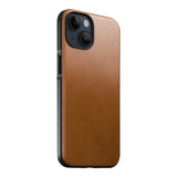 iPhone 14 Nomad Modern Leather Cover - MagSafe Kompatibel - Tan