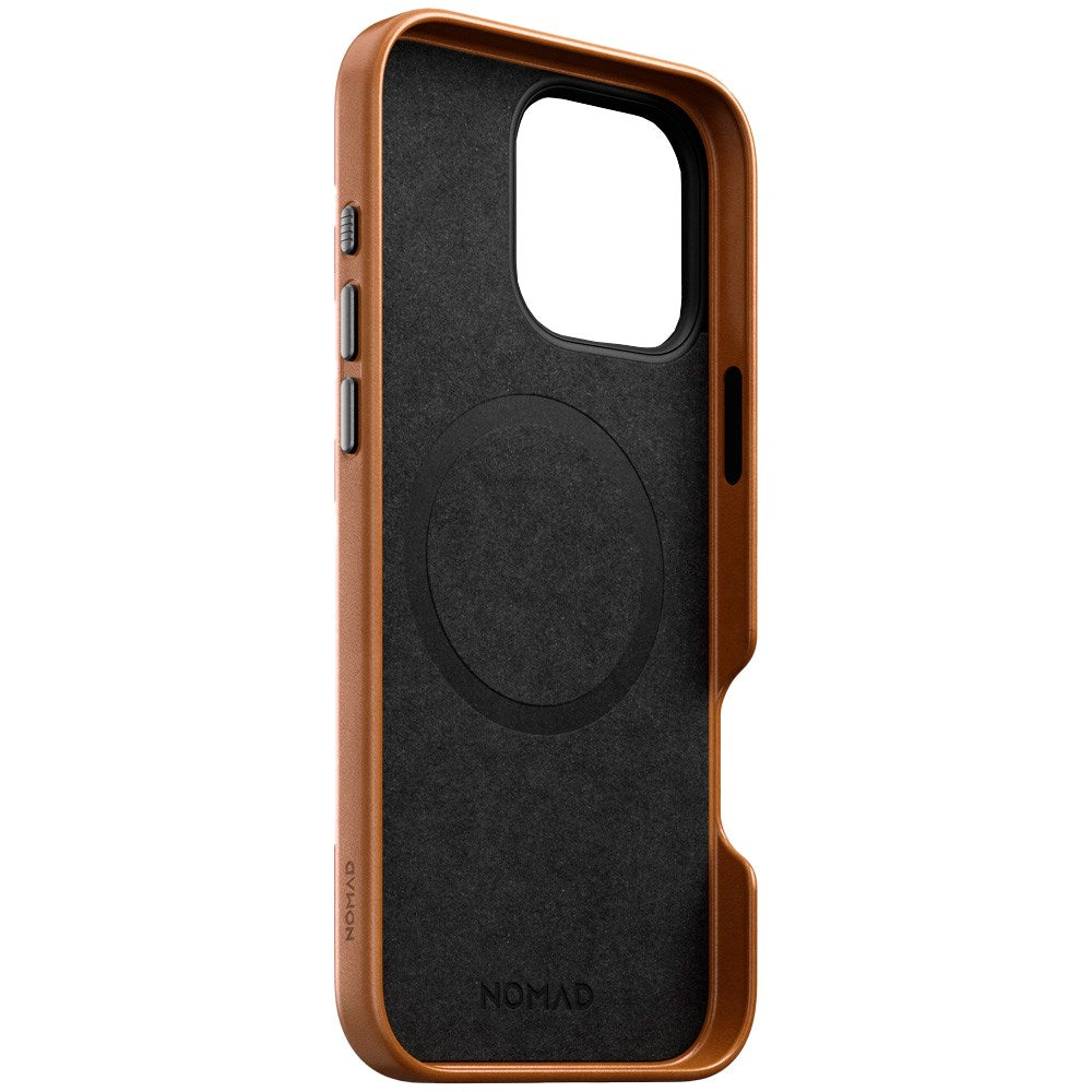 iPhone 16 Nomad Pro Traditional  Leather Cover - MagSafe Kompatibel - Tan