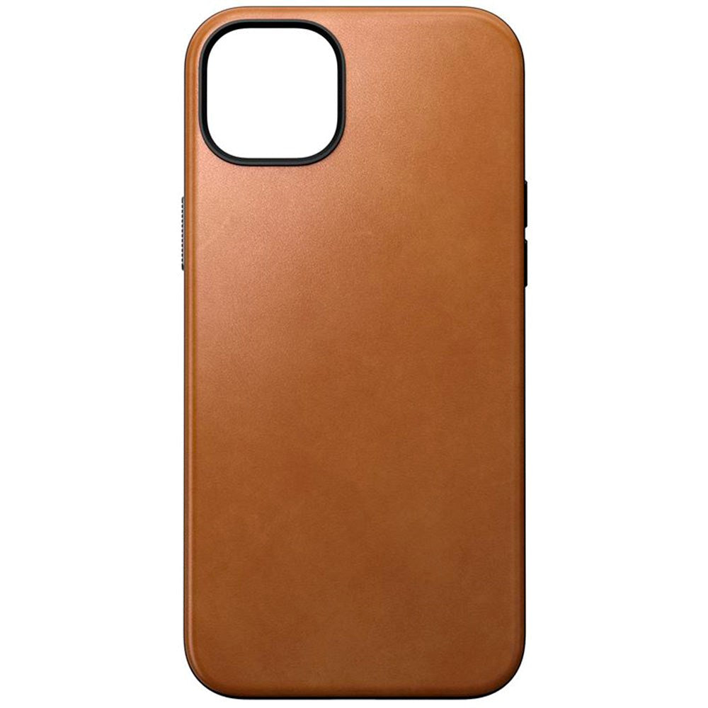 iPhone 15 Plus Nomad Modern Leather Cover - MagSafe Kompatibel - Tan