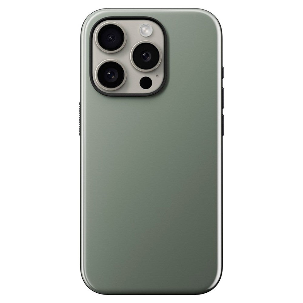 iPhone 15 Pro Nomad Sport Cover - MagSafe Kompatibel - Mosgrøn